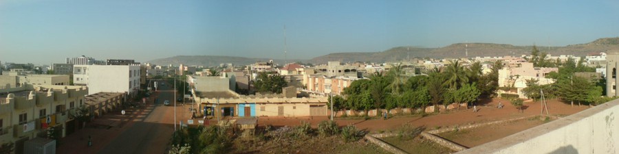 Panorama de Bamako au Mali, quartier où je vis mon quotidien polygame